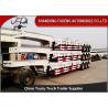Buy cheap Excavator Transport Low Bed Trailer Truck 3 X 13 Ton Axle Mechanical Suspension from wholesalers