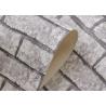 Buy cheap Retro 3D Brick Wall Effect Wallpaper For Sitting Room , Chinese Style Wallpaper from wholesalers