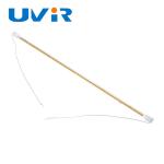 Gold Coating Quartz Infrared Halogen Lamp Single tube 230V 1200W