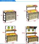 Convenience Store Fruit And Vegetables Shelves Supermarket Rack