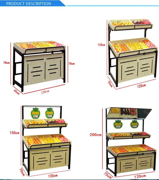 Buy cheap Convenience Store Fruit And Vegetables Shelves Supermarket Rack from wholesalers
