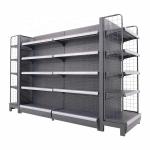 Beautiful supermarket shelves double sided shelves