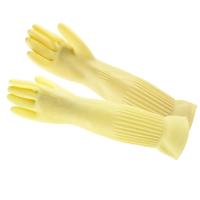 Buy cheap 45CM Length Extra Long Cleaning Gloves 120G/Pair Unflocked Lining Kitchen product