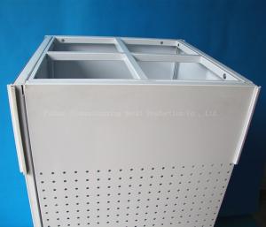 Buy cheap 540mm Length 1440mm Height Rotating Display Rack , Rotating Pegboard Display Four Sided from wholesalers