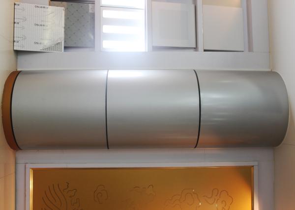 Ornament Solid Aluminum Wall Panels for Concrete Column Cylinders , Square