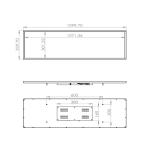 43 Inch LCD Stretched Display 2K 3840x1080 High Brightness 450 Nits Android 9.0