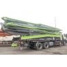 Buy cheap DC1206 Zoomlion Scania Used Concrete Pump Truck 56m 120 M3/H from wholesalers