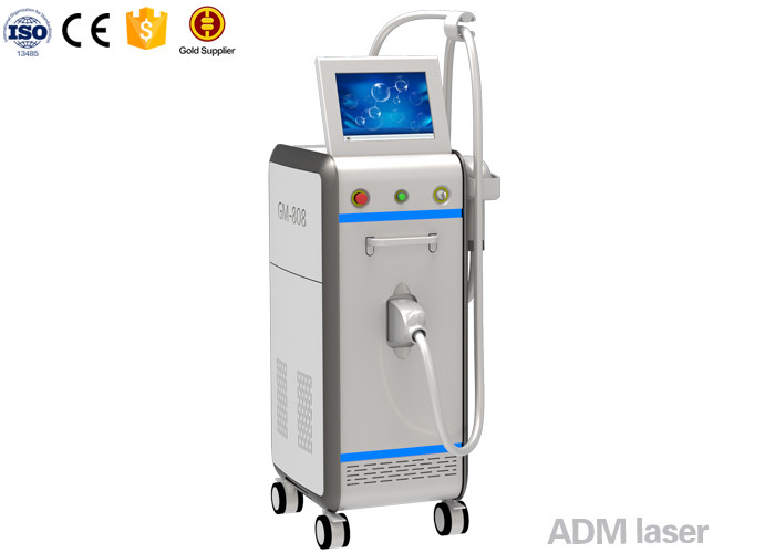 Vertical Double Heads Laser Hair Removal Equipment For All Skin Type