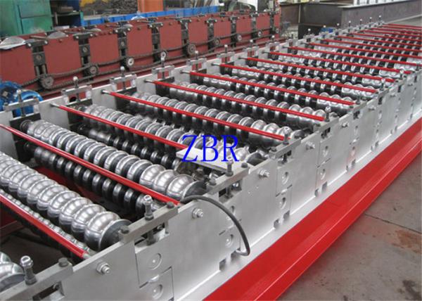 Buy cheap 1250MM Width Glazed Roofing Corrugated Sheet Roll Forming Machine Low Noise from wholesalers