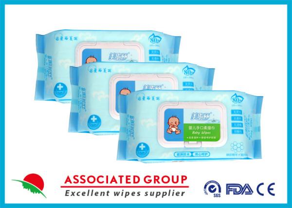 Buy cheap Towel Feeling Baby Wet Wipes / Wet Tissue Wipes 99% Biodegradable OEM Service from wholesalers