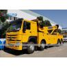 Buy cheap HOWO 8x4 371HP 420HP 360 Degree Rotation Road Wrecker Truck from wholesalers