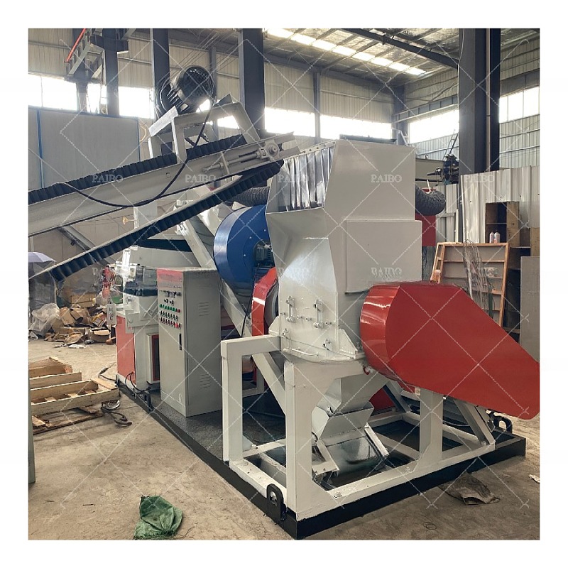 Automatic Cable Granulator Copper Wire Shredder Machinery For Recycle Separate Plastic And Copper