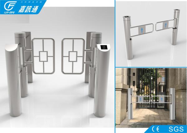 Buy cheap Residential Turnstile Barrier Gate , Supermaket Entrance Pedestrian Security Gate from wholesalers