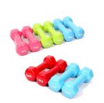 Colorful Cast Iron Fitness Dumbbell , 2kg Hex Dumbbells Portable