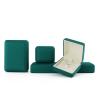 Buy cheap Customer's Logo Iron velvet Hanhong Blue Jewelry Box for Necklace Bracelet Packaging from wholesalers