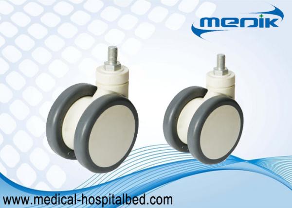 Buy cheap 125mm Twin Wheels Medical Casters With Hard Wearing Polyurethane Tires from wholesalers