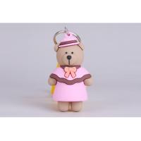 Buy cheap Promotional Soft PVC Rubber Cute Key Chains Ring, Miniature Pendant Keyrings for product