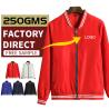 Buy cheap Custom Logo Spring Autumn Stain Casual Sports Coats Pilot fPlain Winter Men's Loose Big Plus Size Baseball Uniform Bomber Jacket from wholesalers