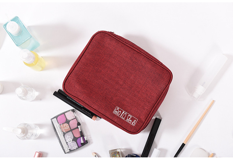 Multifunctional Oxford Toiletry Makeup Bag For Ladies