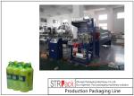 Touch Screen Control Bottle Packing Machine PE Film Shrink Sleeve Packaging
