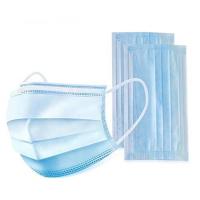 Buy cheap 3 Ply Disposable Medical Face Mask With Earloop Wearing 50 Pcs Every Bag product