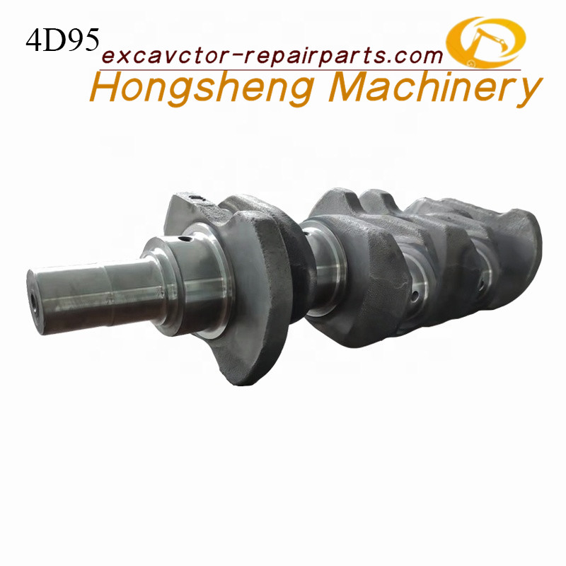 6204-31-1201 4D95 Excavator Engine Parts Komatsu Crankshaft 6205-31-1201