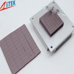 Telecommunication garnet Hardware Thermal Conductive Pad 6.2 W / mK , High