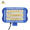 Buy cheap 21 LED White Yellow Flash Aluminum Blue Casing Motorcycle Headlight from wholesalers