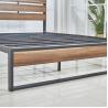 Buy cheap Full Size Hotel Wooden Slat Bed Frame Customizable Size 6 Legs Stability from wholesalers