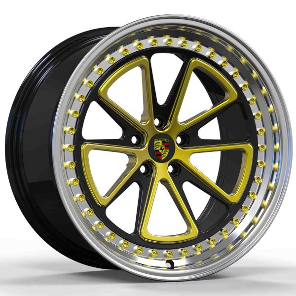 Buy cheap ET48 Custom Three Piece Forged Wheels PCD 5-108 22 Inch from wholesalers