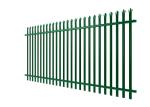 Green PVC Coated Palisade Fence / Euro Fence For Colleges And Universities