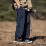 Custom Men Pants Vintage Men′s Casual Flared Drawstring Pants