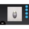 Buy cheap IP40 3W Wall Mounted Recessed Step Stair Lights Led Indoor , Led Light Indoor Lighting from wholesalers