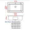 Buy cheap Rectangular Stainless Steel Utility Sink Modern Above Counter Kitchen Sink from wholesalers
