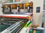 Melamine Short Cycle Furniture Laminating Line Two Sides With Temperature