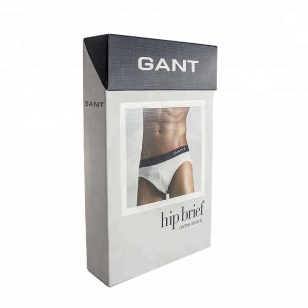 Buy cheap OEM Service Recyclable Custom Clothing Boxes For Underwear​ Packaging from wholesalers