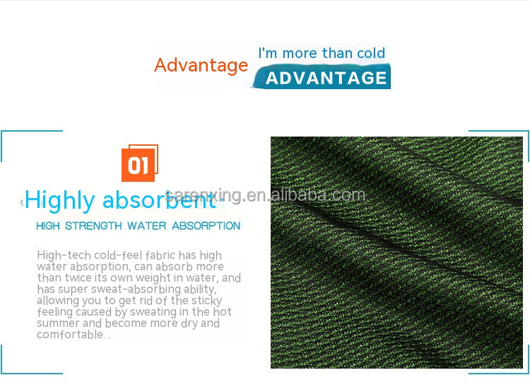 Outdoor Sport Towel Rectangle Cooling Towel for Quick Drying after Intense Activities