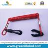 Buy cheap Jetski Waverunner Lanyard Key Solid Red Coil Strap Tether from wholesalers