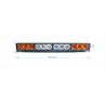 Buy cheap 21.9 Inch straight Car Light Bar 120w High Bright Amber / White Beam CE Certificate from wholesalers