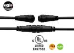 4 Pin Male Female Plug Nylon PA66 12MM M19 Connector