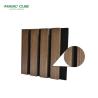 Buy cheap Melamine Finish Wooden Slats Wall Polyester Sound Insulation Board Panel Acoustic Slat from wholesalers