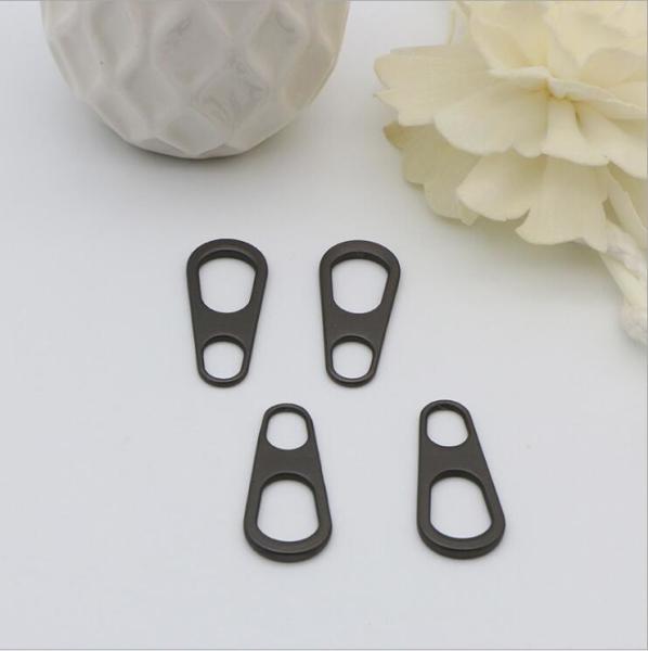 Buy cheap Best price wholesale metal accessories matte gunmetal color handbag zipper puller with sliders 3# from wholesalers