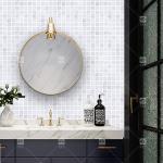 Classic Carrara Natural Marble Stone Mosaic Porcelain Tiles For Floor And Wall