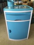 Medical Furniture 50X50X80Cm Hospital ABS Bedside Cabinet With Drawers