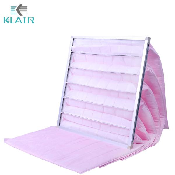 Buy cheap F5-F9 Synthetic Fiber Air Filter For Central Air Conditioner Ventilation from wholesalers