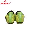 Buy cheap Fluorescent Green Mens Road Cycling Shoes Microfiber Customized Shockproof from wholesalers