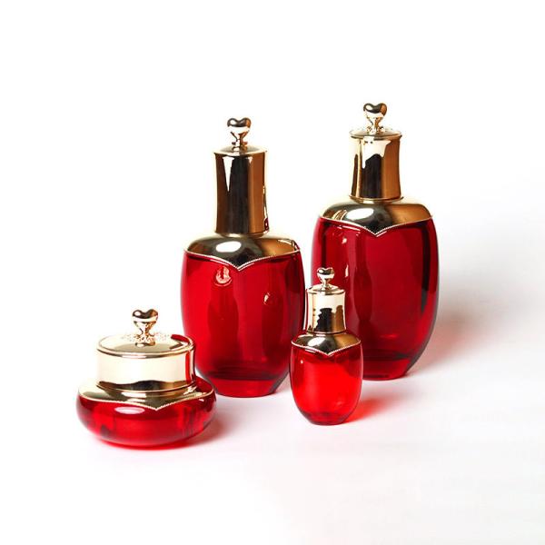 Buy cheap Screw Cap 25ml 150ml Crystal Cosmetic Glass Bottles from wholesalers
