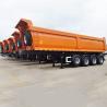 Buy cheap LISHIXIN Dump Semi Trailer Heavy Duty 4 Axles 50 Cubic U Shape Tractor from wholesalers