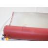 Buy cheap 20oz 0.7MM Red Silicone Coated High Silica Fabric 1000℃ Fiber Glass Cloth from wholesalers