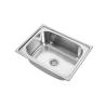 Buy cheap Self Rimming Stainless Steel Single Bowl Sink Drop In Kitchen Depth 200MM from wholesalers